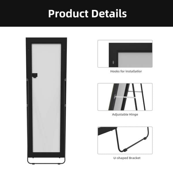 Ella Framed Full-Length Mirror with Adjustable Lighting