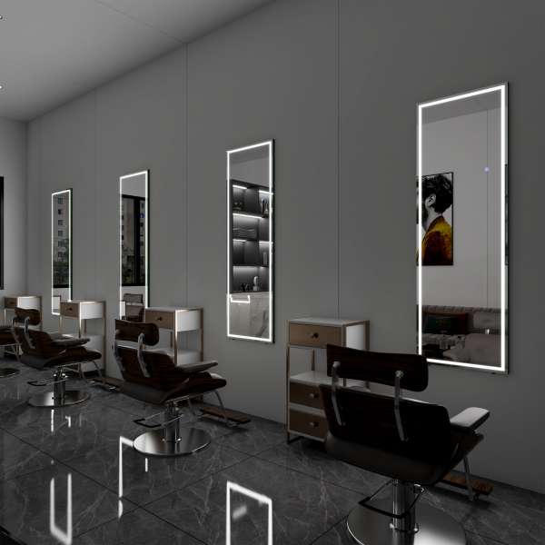 Ella Framed Full-Length Mirror with Adjustable Lighting