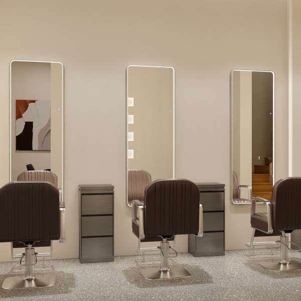 Maya Framed Full-Length Mirror with Adjustable Lighting