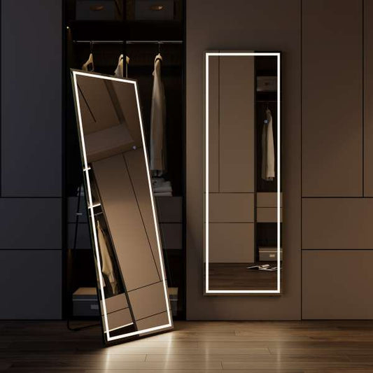 Ella Framed Full-Length Mirror with Adjustable Lighting